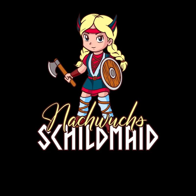 Wikinger Kriegerin Mädchen - Nachwuchs Schildmaid