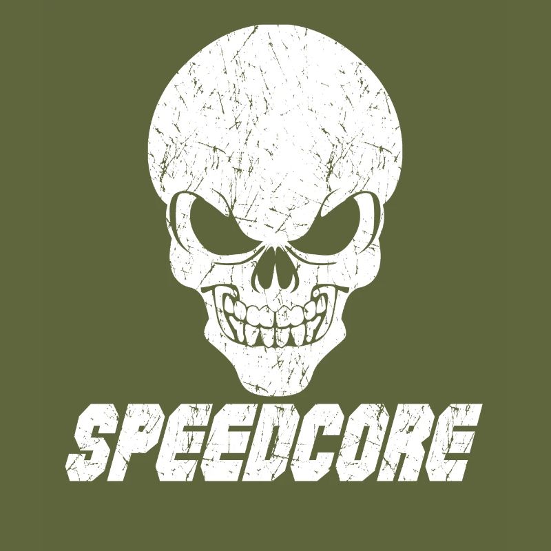 Speedcore Totenschädel Techno