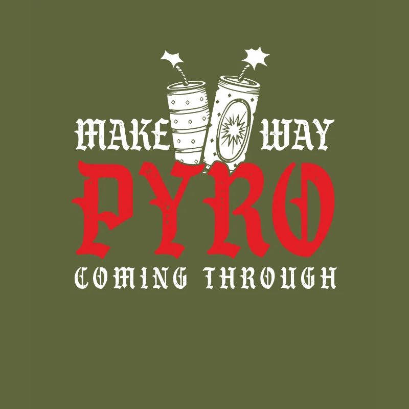 Make Way Pyro kommt durch pyrotechnisches Geschenk