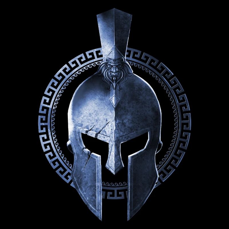 spartan helm symbol krieger gladiator