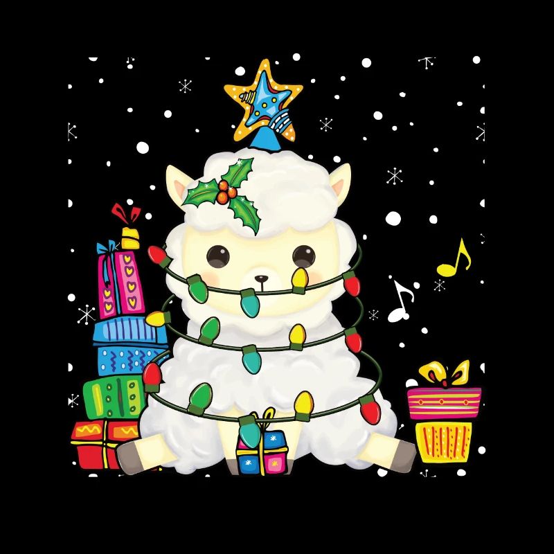 Llama Christmas Tree