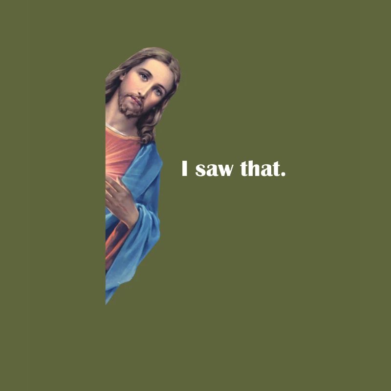 Ich sah, dass Jesus Christus Religion Glaube Gebetsgeschenk