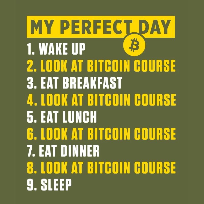 Perfect Day Bitcoin Course BTC Crypto-monnaie Cadeau