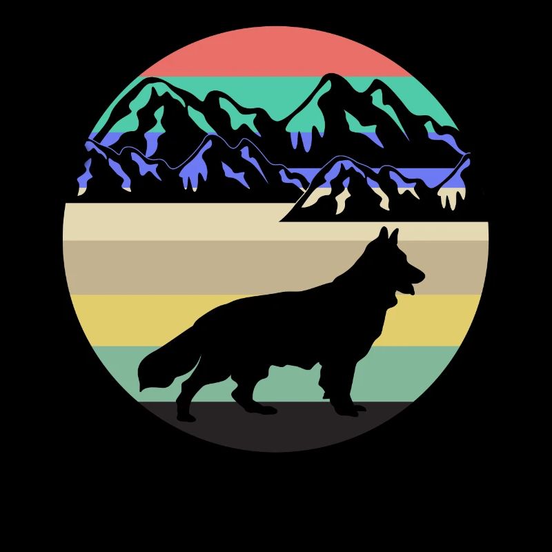 Schäferhunde Berge Weisser Schäferhund