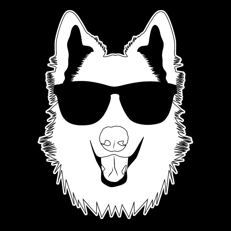 Schäferhunde witzig Weisser Schäferhund