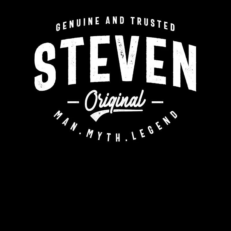 Steven Personalisierter Name Mens Geburtstag