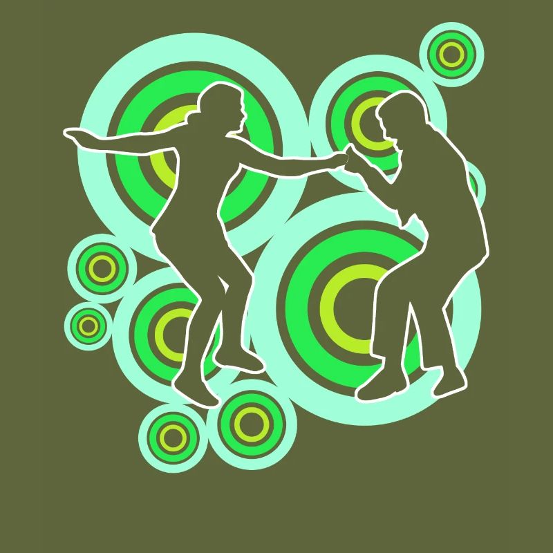 Boogie Woogie Retro Tänzer