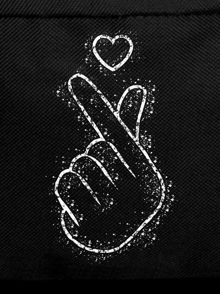 Kpop Saranghae Finger Heart K-Pop