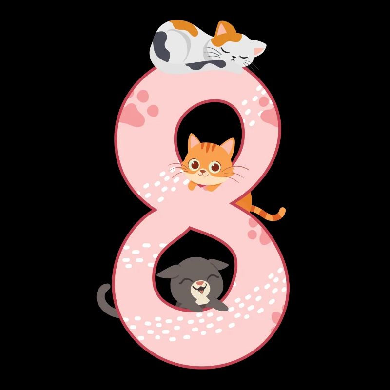 8. Geburtstag Mädchen Katze