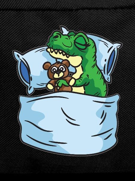 Sleeping T-Rex Stuffed Animal Sleepshirt
