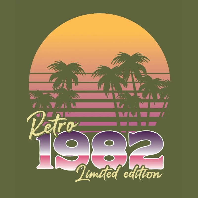 1982 Geburtstagsgeschenk | SW retro limitierte Auflage