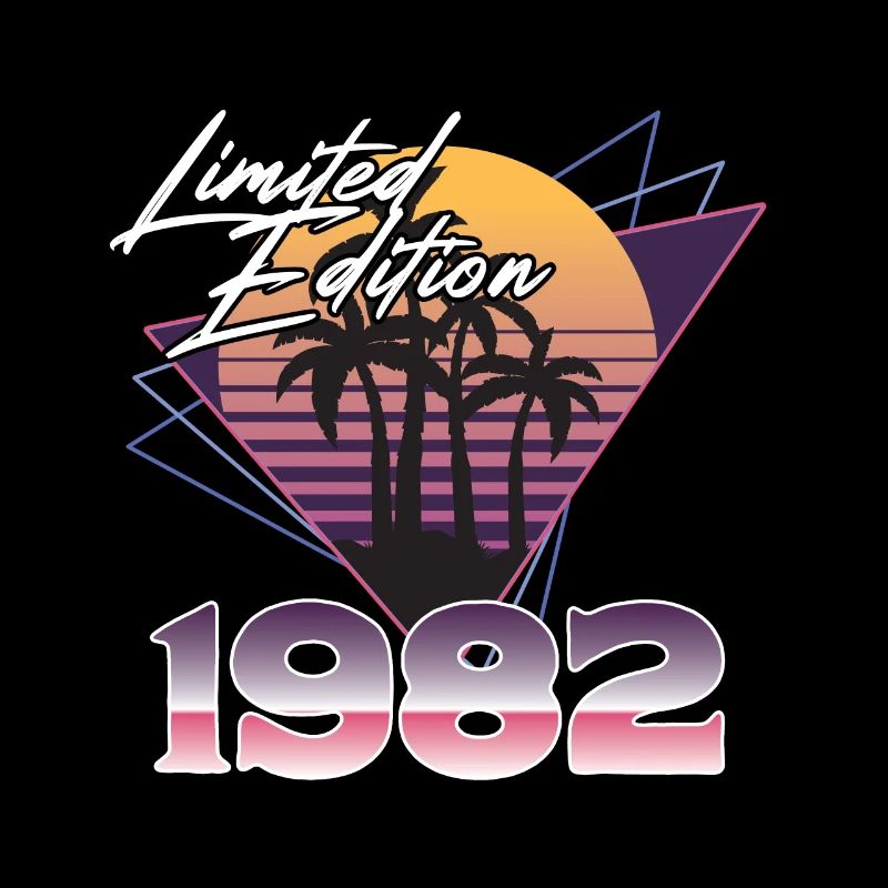 1982 Geburtstagsgeschenk | SW Dreiecke limitierte Auflage