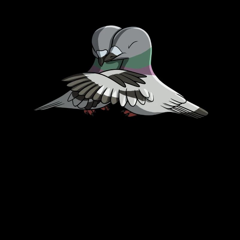 Hugging Birds Pigeon