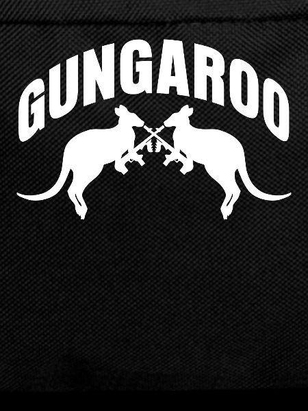 Kangaroo with weapon Gunguru Kangaroos