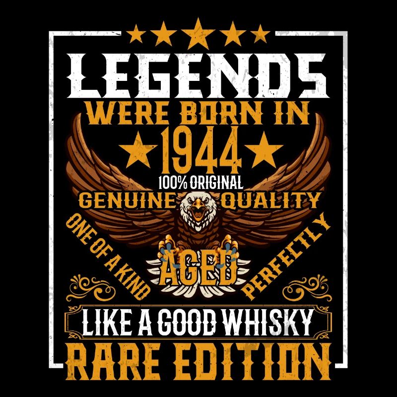 Legends Born in 1944, Aged Like Whisky