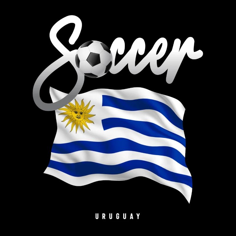 Uruguay Soccer - uruguayan Flag