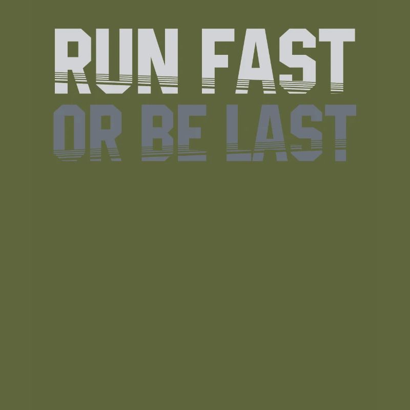 Schnell laufen oder der letzte Läufer sein