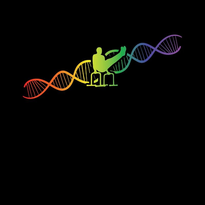 ADN Helix Rainbow Genetics Calisthenics Coloré