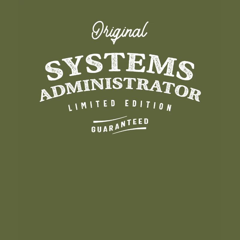 Systems Administrator Funny Job Title