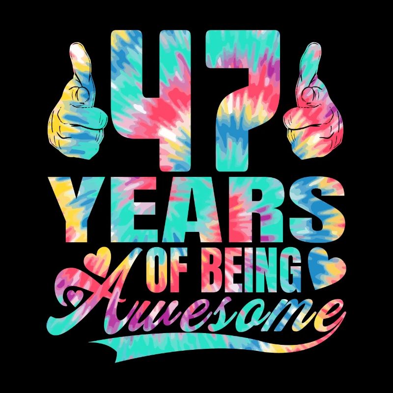 47e anniversaire ou anniversaire 47 ans d’existence