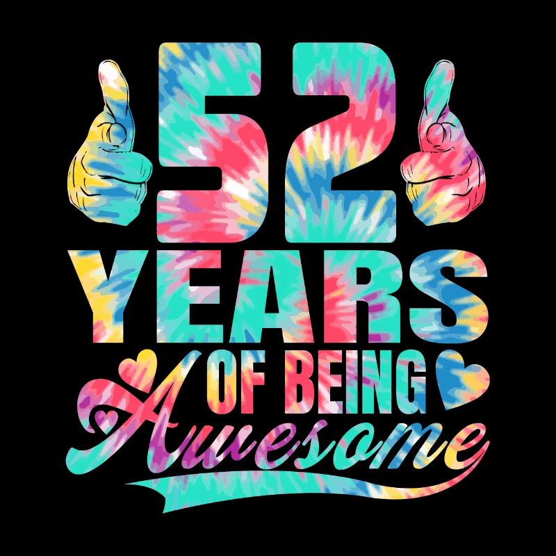52e anniversaire ou anniversaire 52 ans d’existence