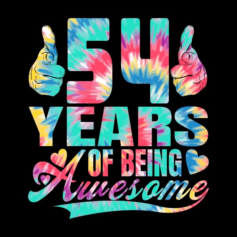 54e anniversaire ou anniversaire 54 ans d’existence