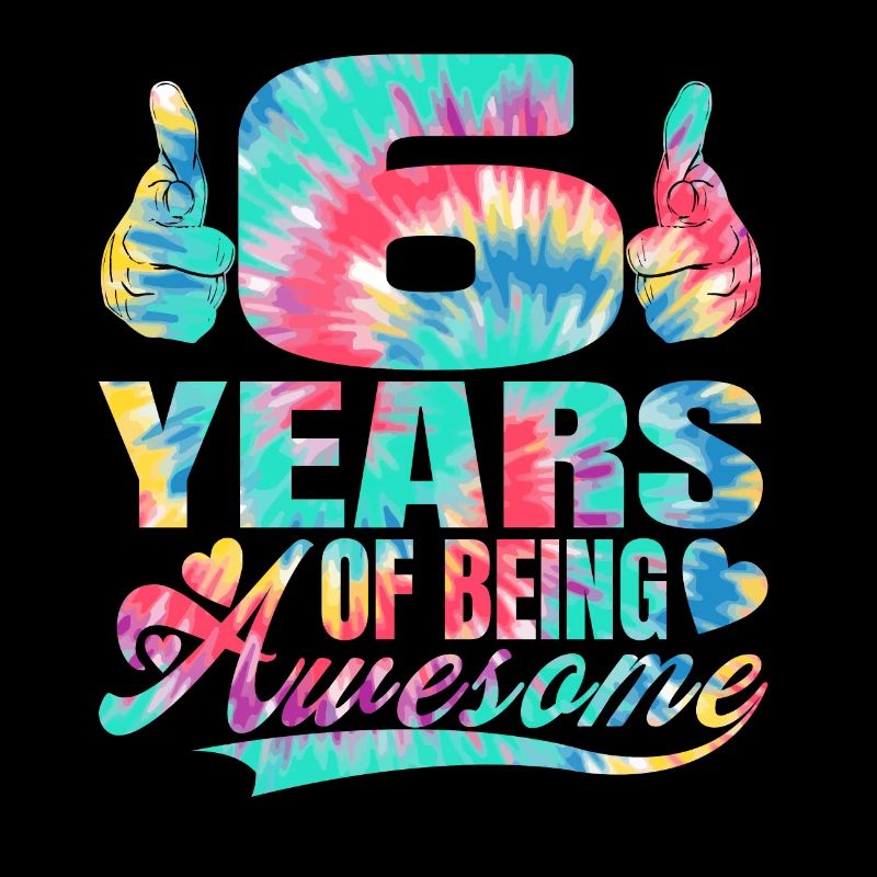 6ème anniversaire ou anniversaire 6 ans d’existence