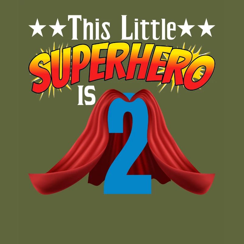 This little superhero is 2 birthday