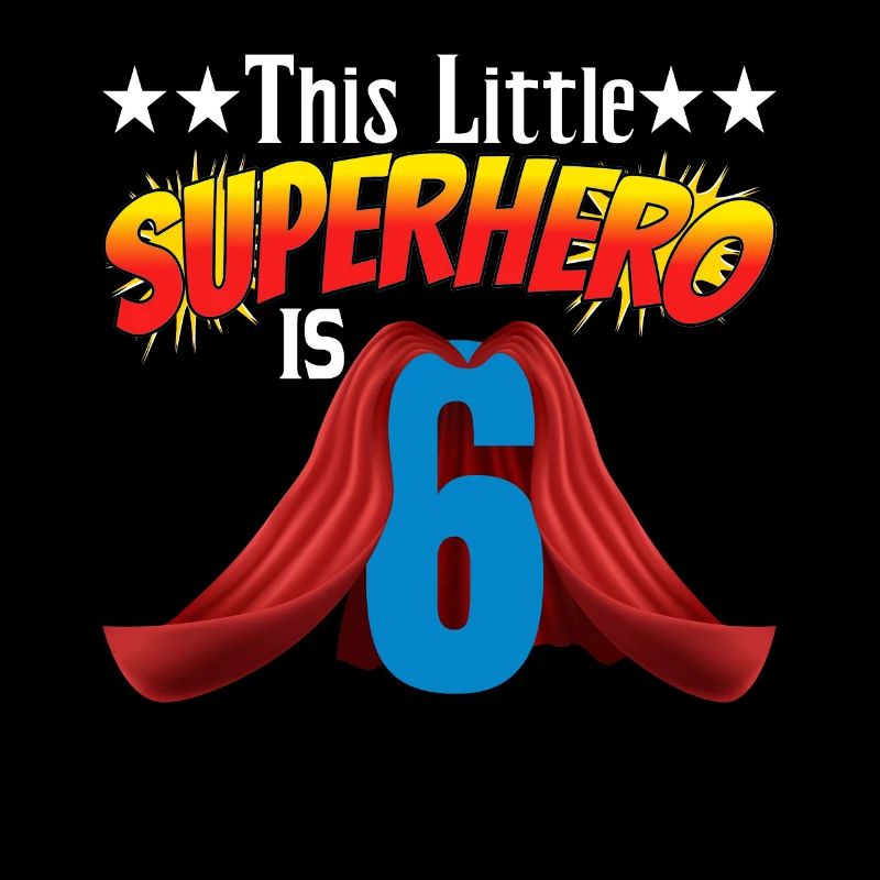 Dieser Kleine Superheld Ist 6 Geburtstag