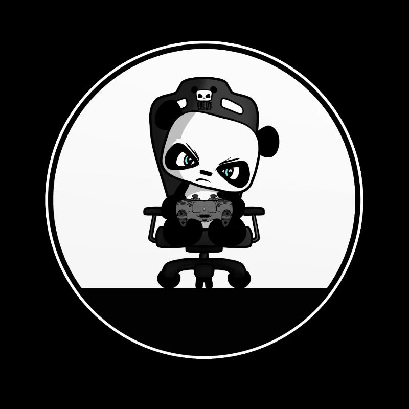 Süßer Gaming Panda, PEW PEW, Nerd, Gamer, Zocken