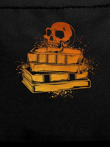 Skull on books - Dark Academia