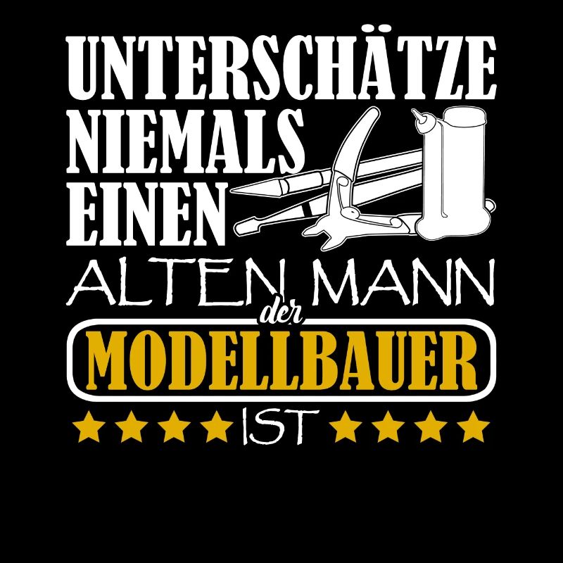Modellbau Alter Mann Modellbauer