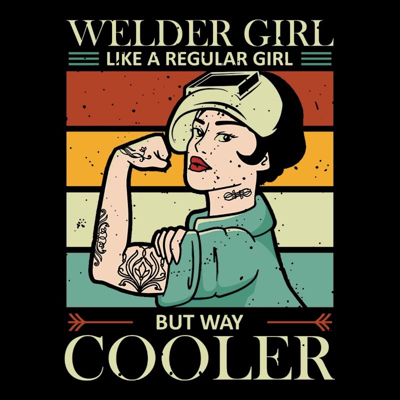 Fille soudeuse Cool | Cadeaux de soudage |