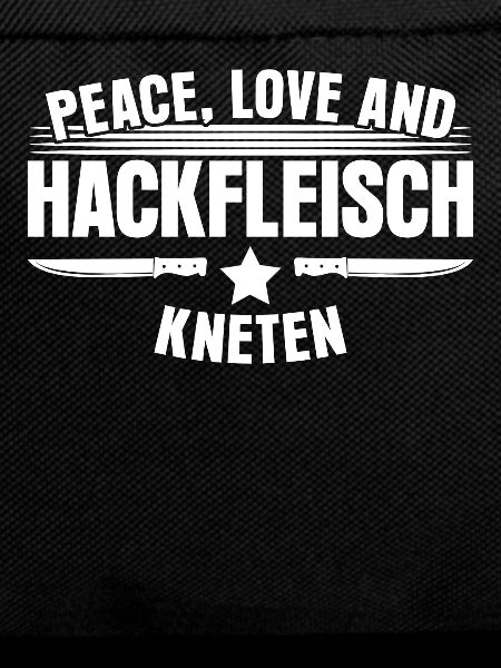 Metzger Hackfleisch kneten Fleischer