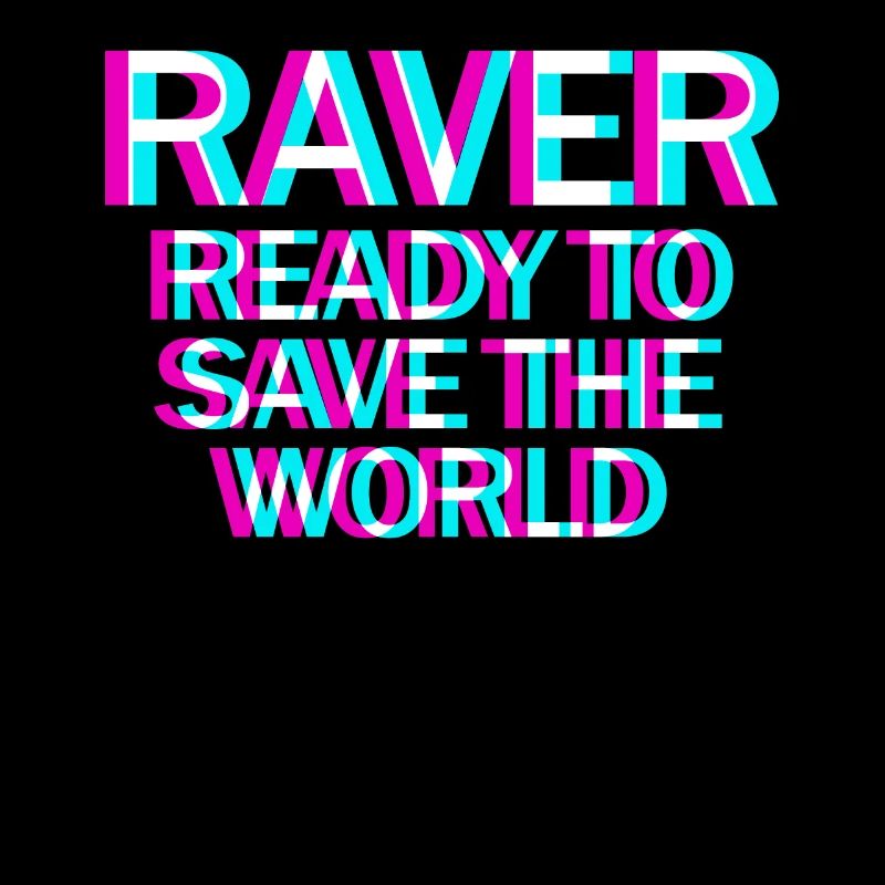 Raver Techno Rave Hardtekk