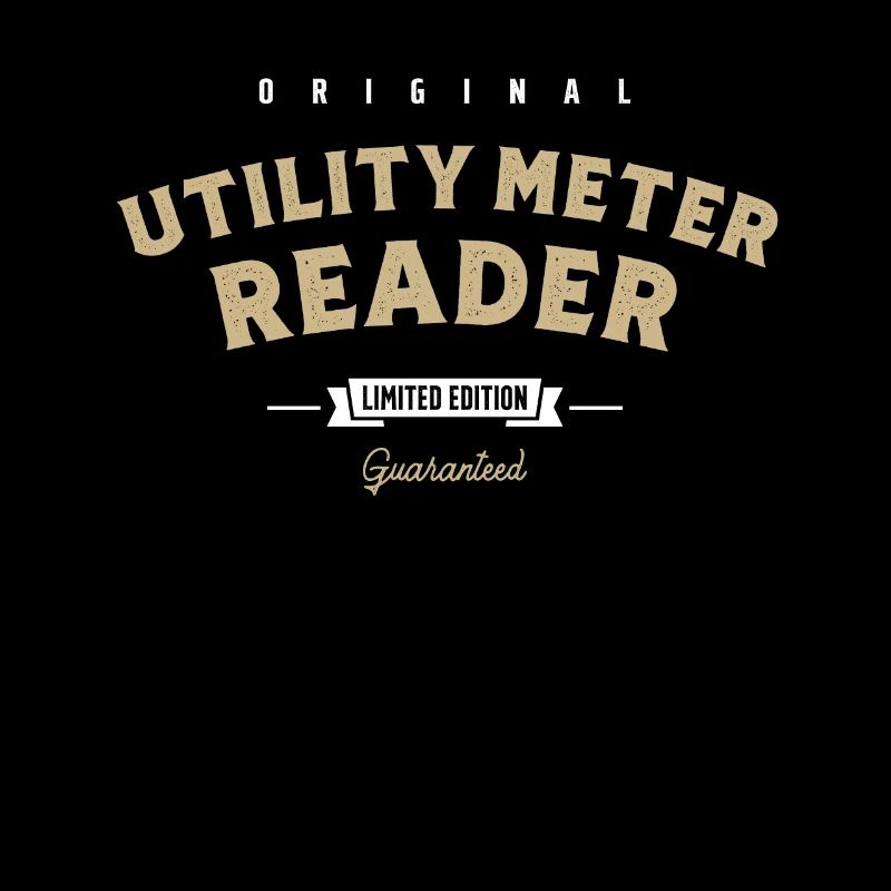 Utility Meter Reader Funny Job Title Profession
