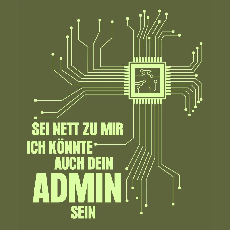 Informatik Vintage Informatiker Admin