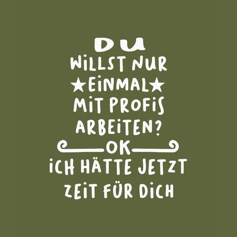 Hier bin ich einmal mit Profis arbeiten