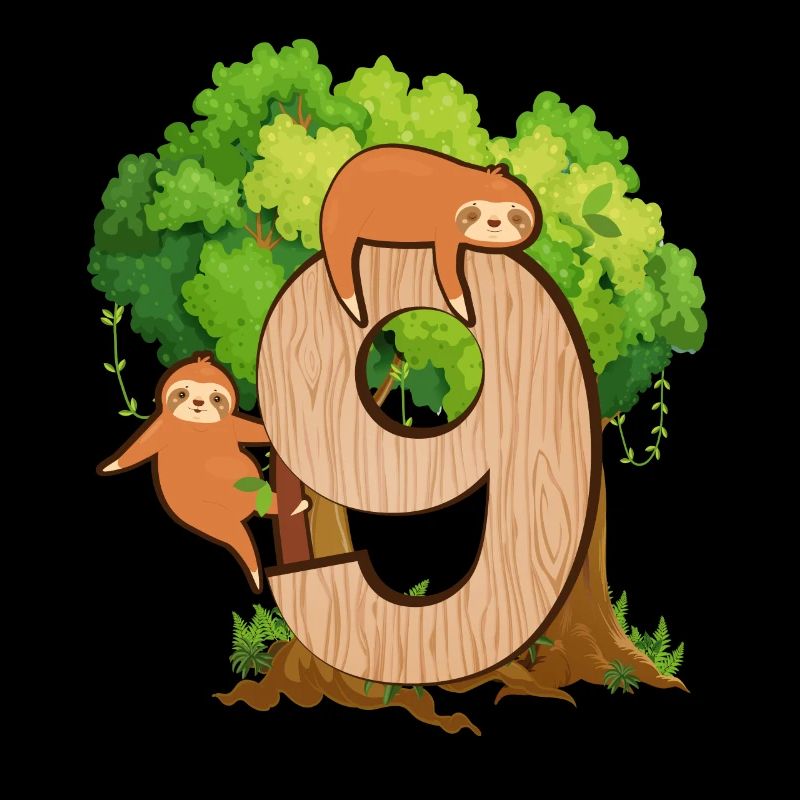 9th birthday | Sloth birthday | Sloth