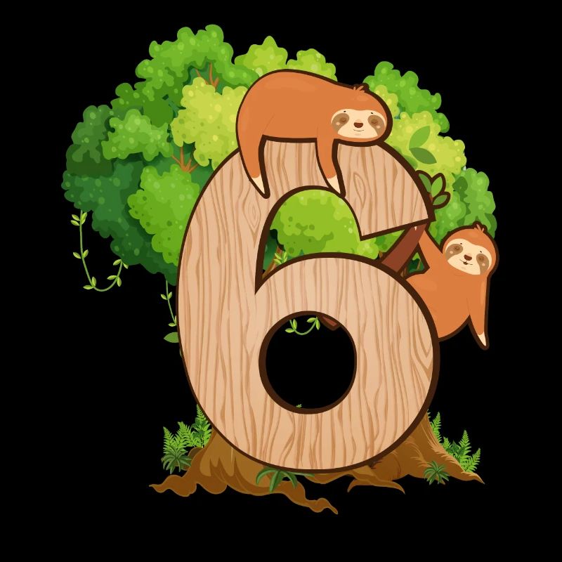 6th birthday | Sloth birthday | Sloth