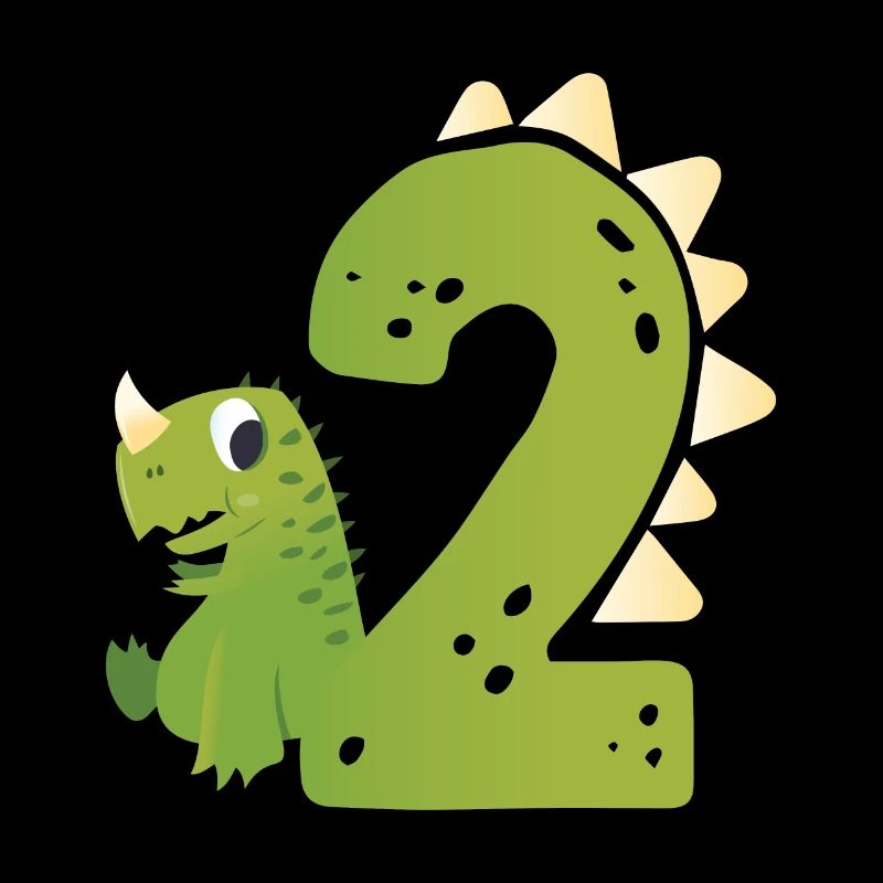 2ème anniversaire | | d’anniversaire de dinosaure