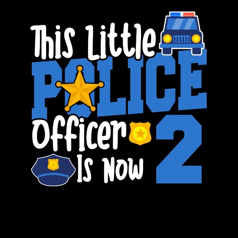This little cop is now 2 years old, 2