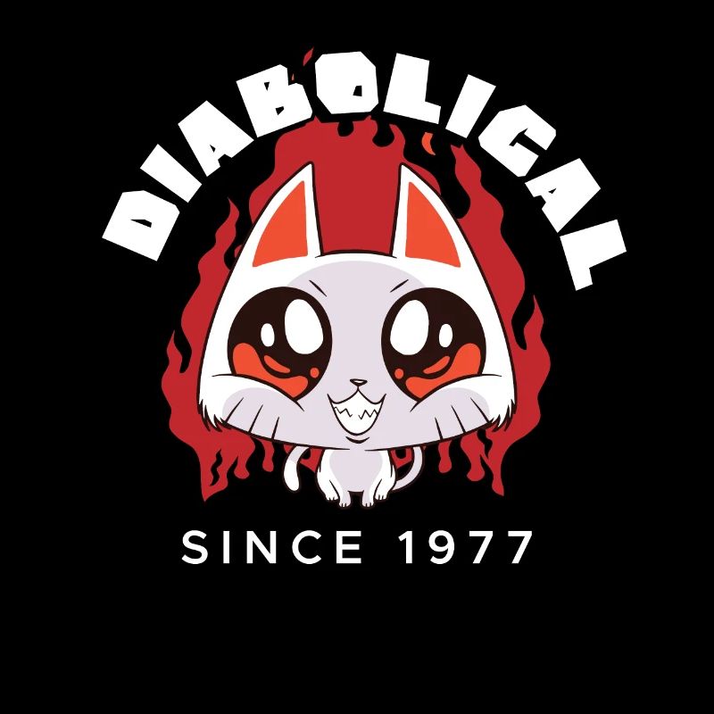 Diabolisch Seit 1977 | Geburtstag Tshirt |