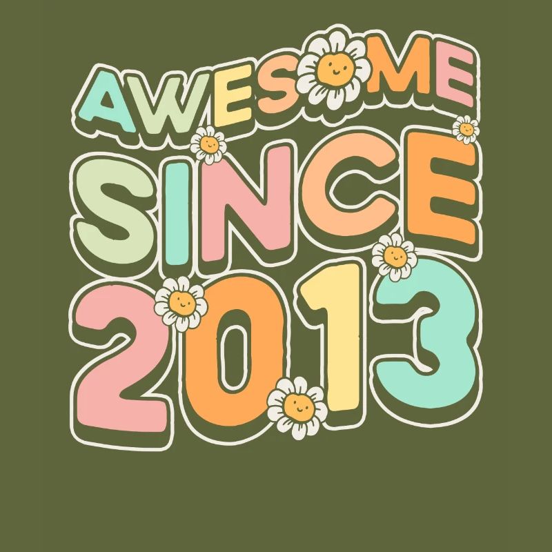 Fantastic Since 2013 Flower Theme