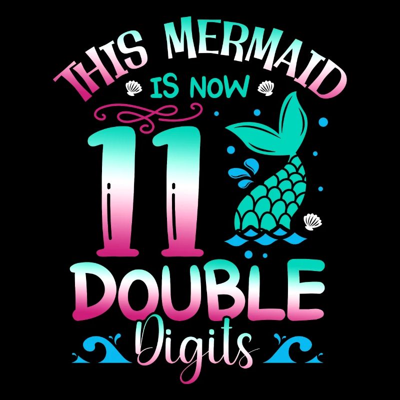 This mermaid is now 11 double digits,