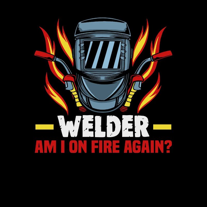 Welder slogan design for metal workers