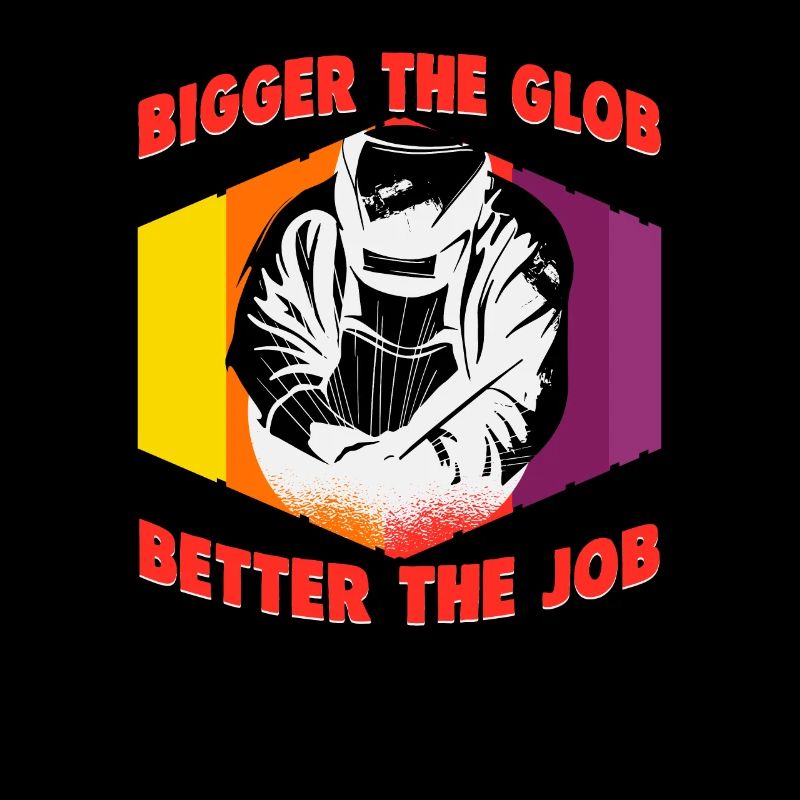 Welder slogan design for metal workers