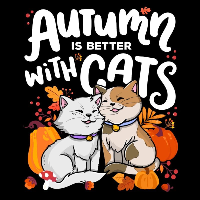 Herbst Ist Besser Mit Katzen Herbstsaison