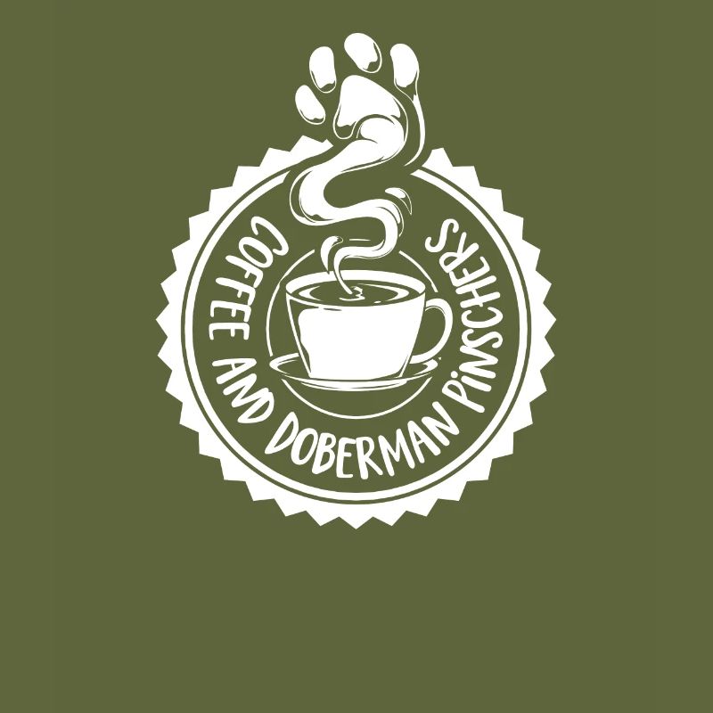 Kaffee und Dobermann