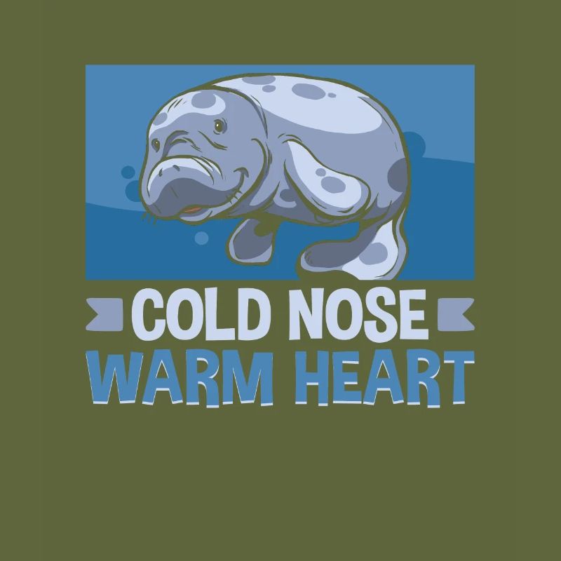 Cold Nose Warm Heart Manatee Chubby Manatee